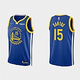 Mens Golden State Warriors #15 Gui Santos 2022 Royal Stitched Basketball Jersey Dzhi,baseball caps,new era cap wholesale,wholesale hats
